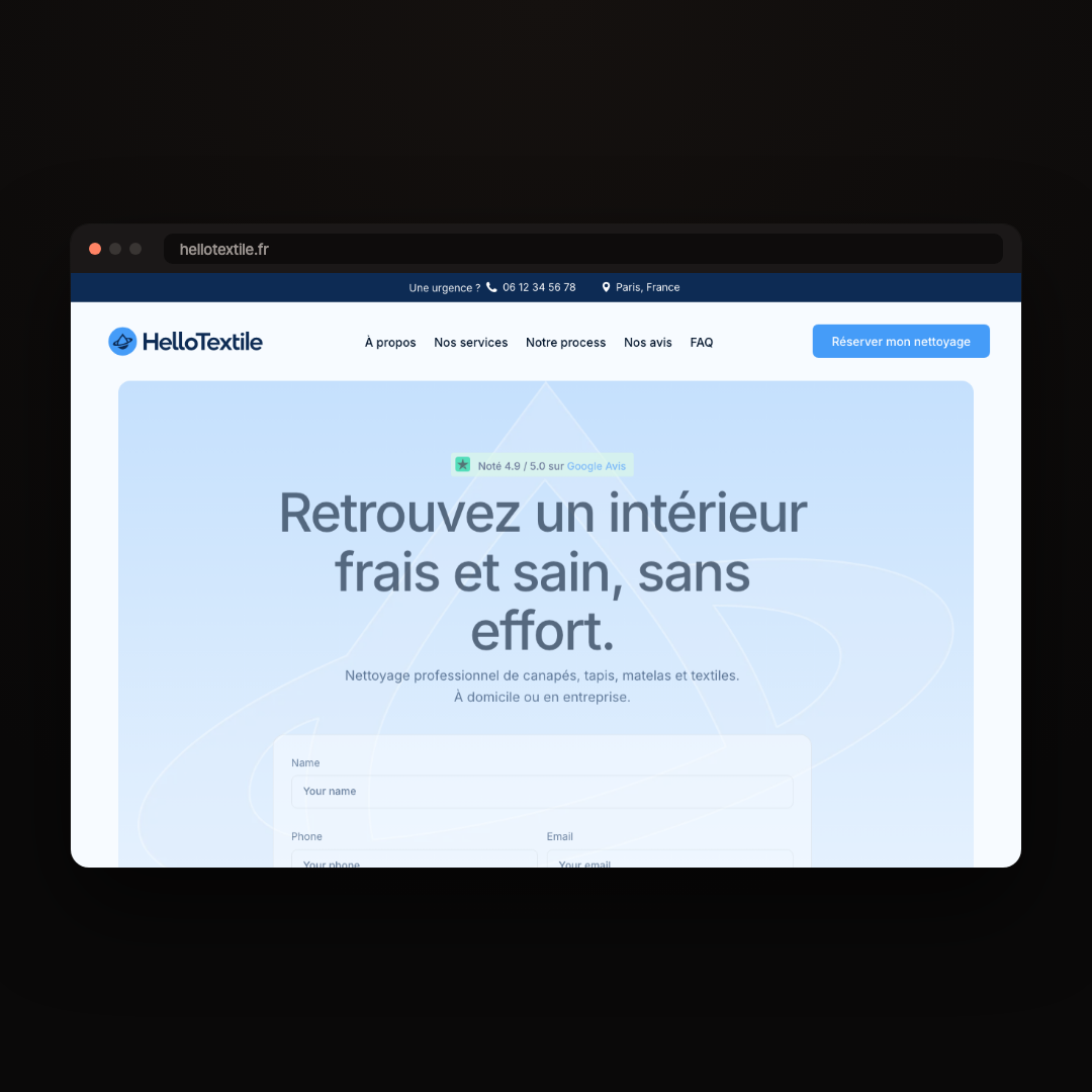 Hellotextile, identité visuelle par Infographiks